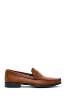 Men's Tan Leather Casual Loafer | Derimod