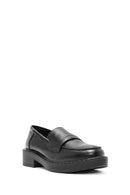 Women's Black Masculine Loafer | Derimod