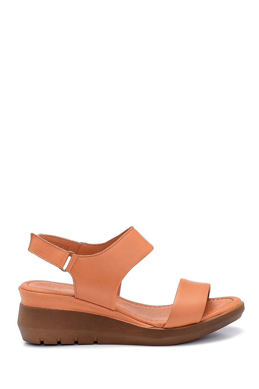 Women's Leather Thick Soled Sandals 21SFD361018 | Derimod