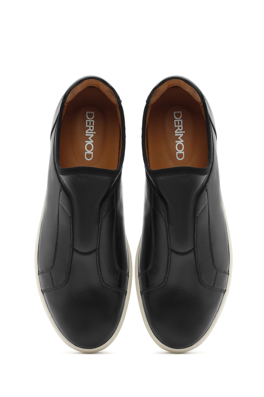 Men's Black Leather Sneaker
