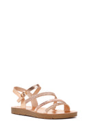 Women's Pink Ankle Strap Sandals | Derimod