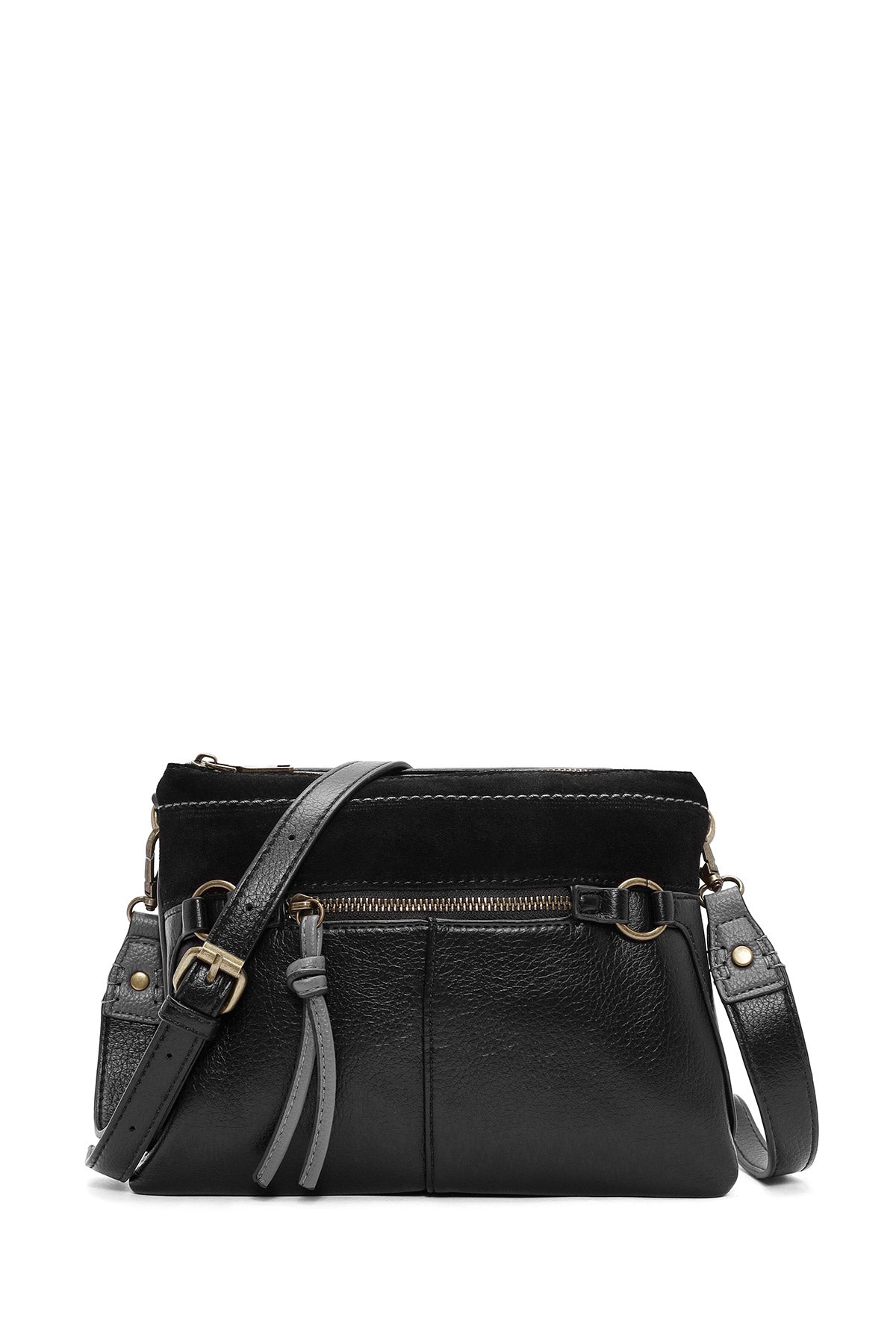 Women's Black Long Strap Crossbody Bag 24WBD251814 | Derimod