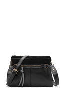 Women's Black Long Strap Crossbody Bag | Derimod