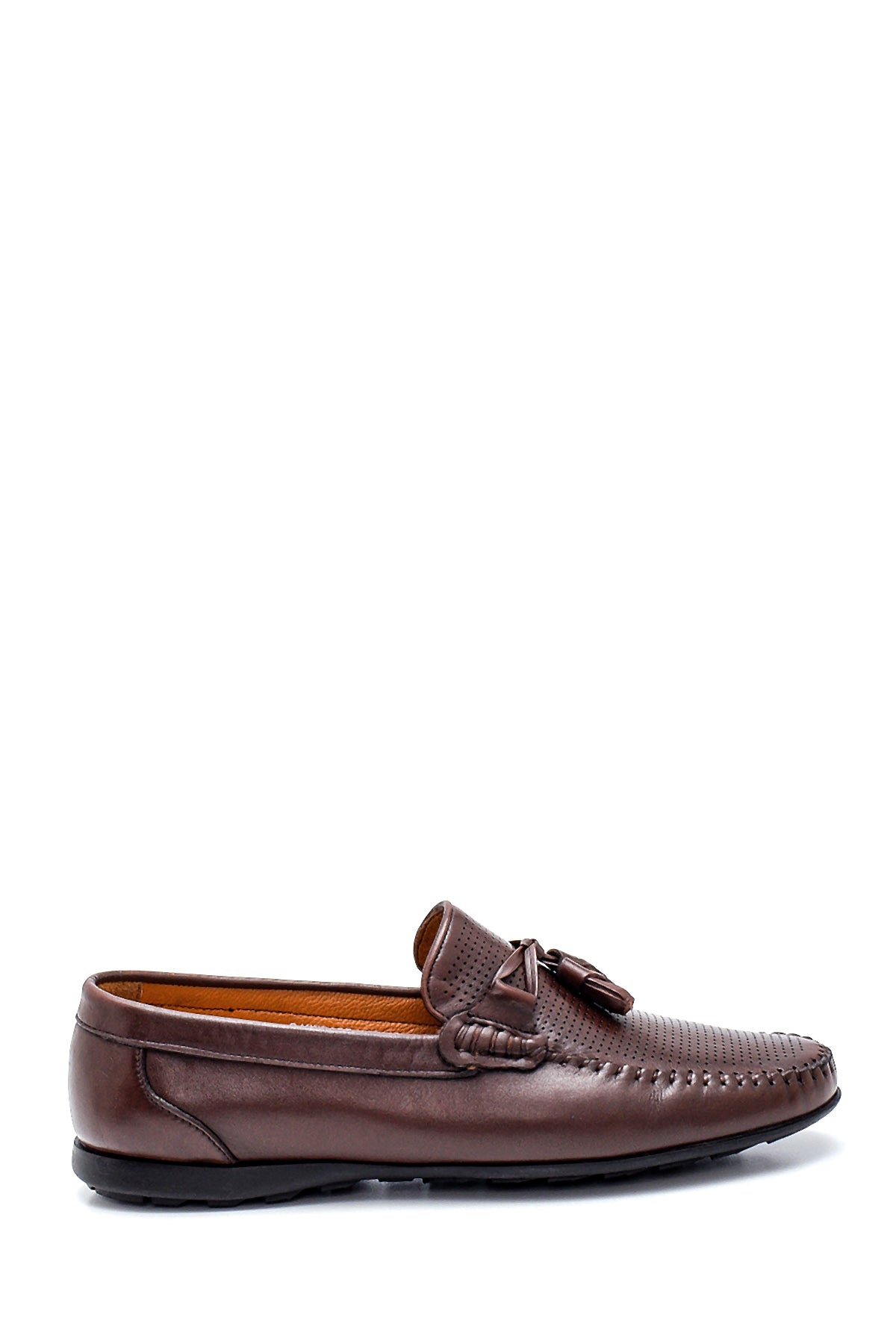 Men's Leather Tassel Detailed Loafer 21SFD6001DI | Derimod