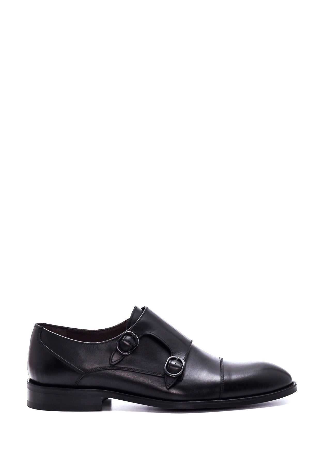 Men's Leather Double Buckle Classic Shoes 22SFD650118 | Derimod
