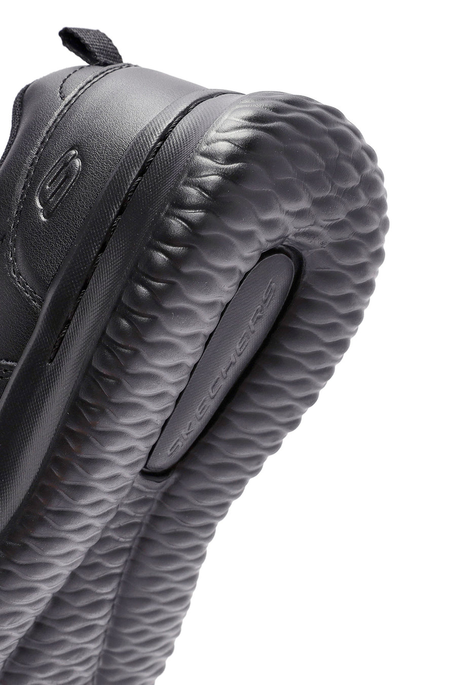 Skechers Erkek siyah Delson - Antigo Bağcıklı Deri Sneaker