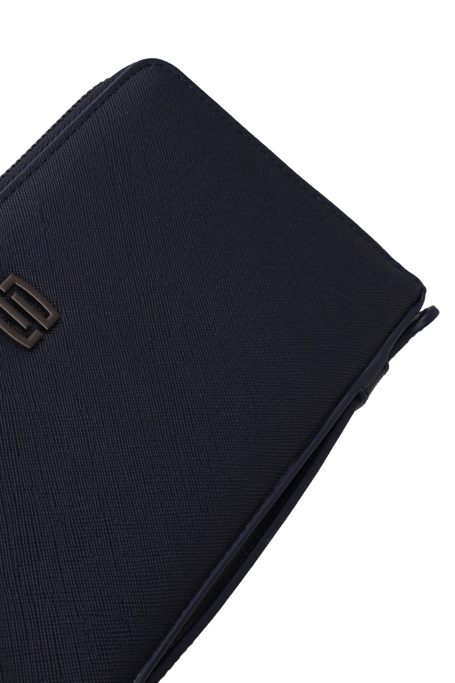 Male Navy Leather Wallet