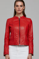 Paris Women's Leather Jacket | Derimod