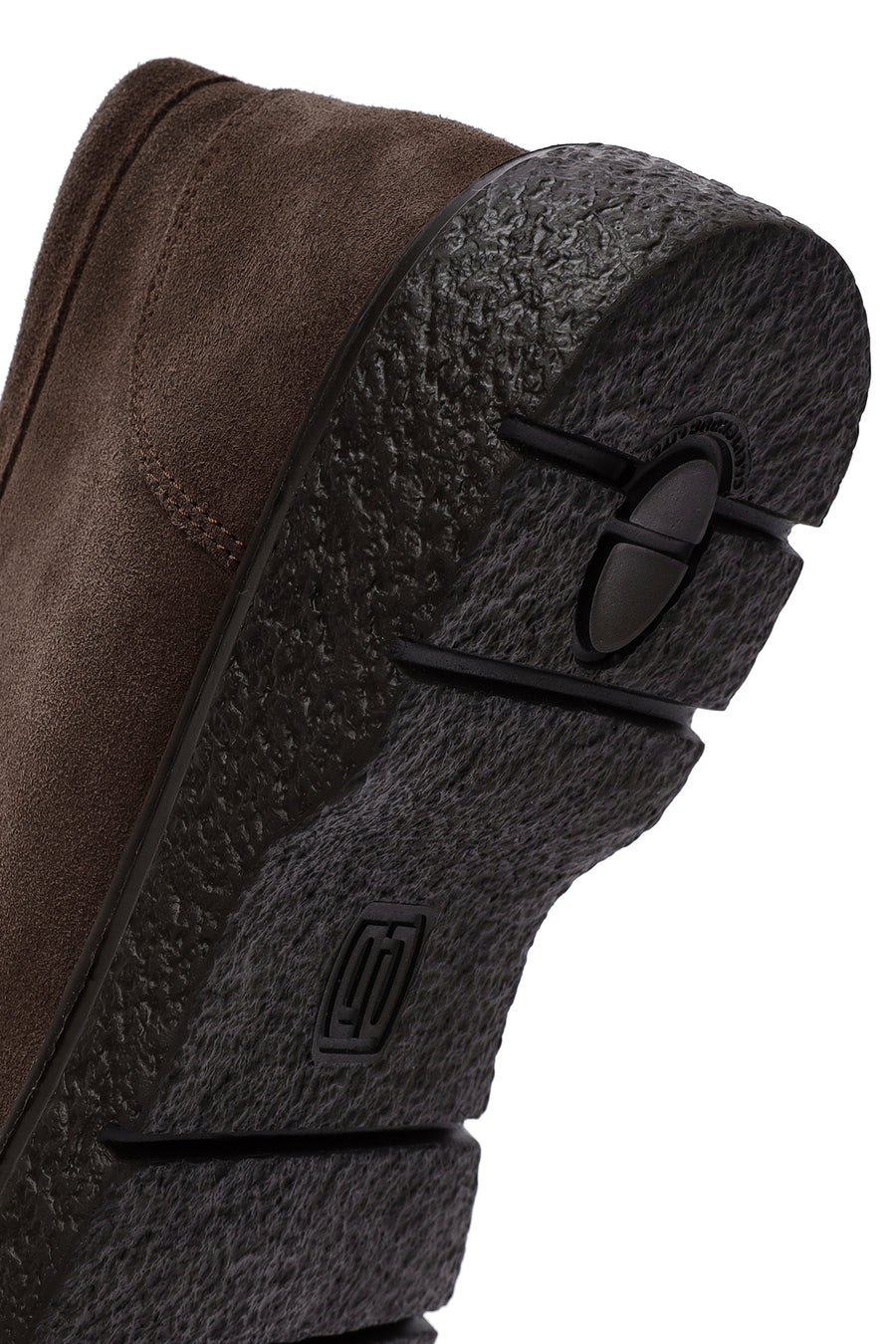 Men's Brown Lace-Up Suede Leather Casual Boots