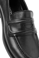 Women's Black Classic Leather Loafer | Derimod