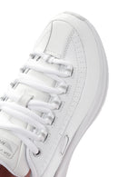 Skechers Women's White Arch Fit Lace-Up Chunky Sole Sneakers | Derimod