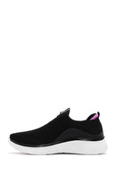 Women's Black Thick Soled Sneaker | Derimod