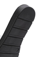 Women's Black Stone Slippers | Derimod