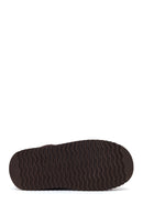 Woman Brown Thick-Soled Suede Teddy Boots | Derimod