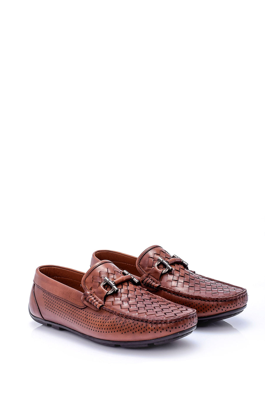 Men's Buckled Leather Loafer