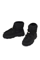 Woman Black Lace-Up Thick-Soled Boots | Derimod