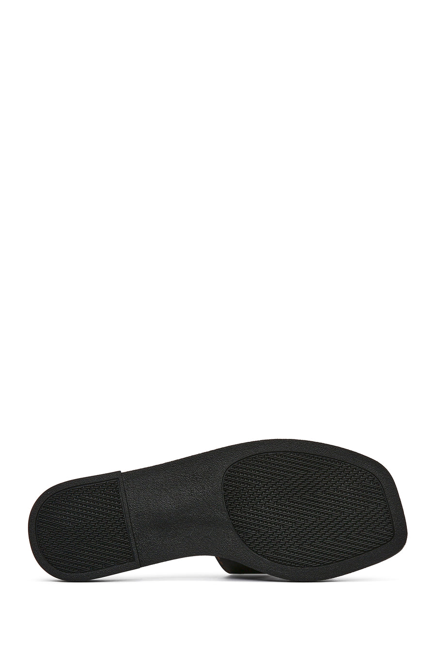 Women's Black Leather Slippers