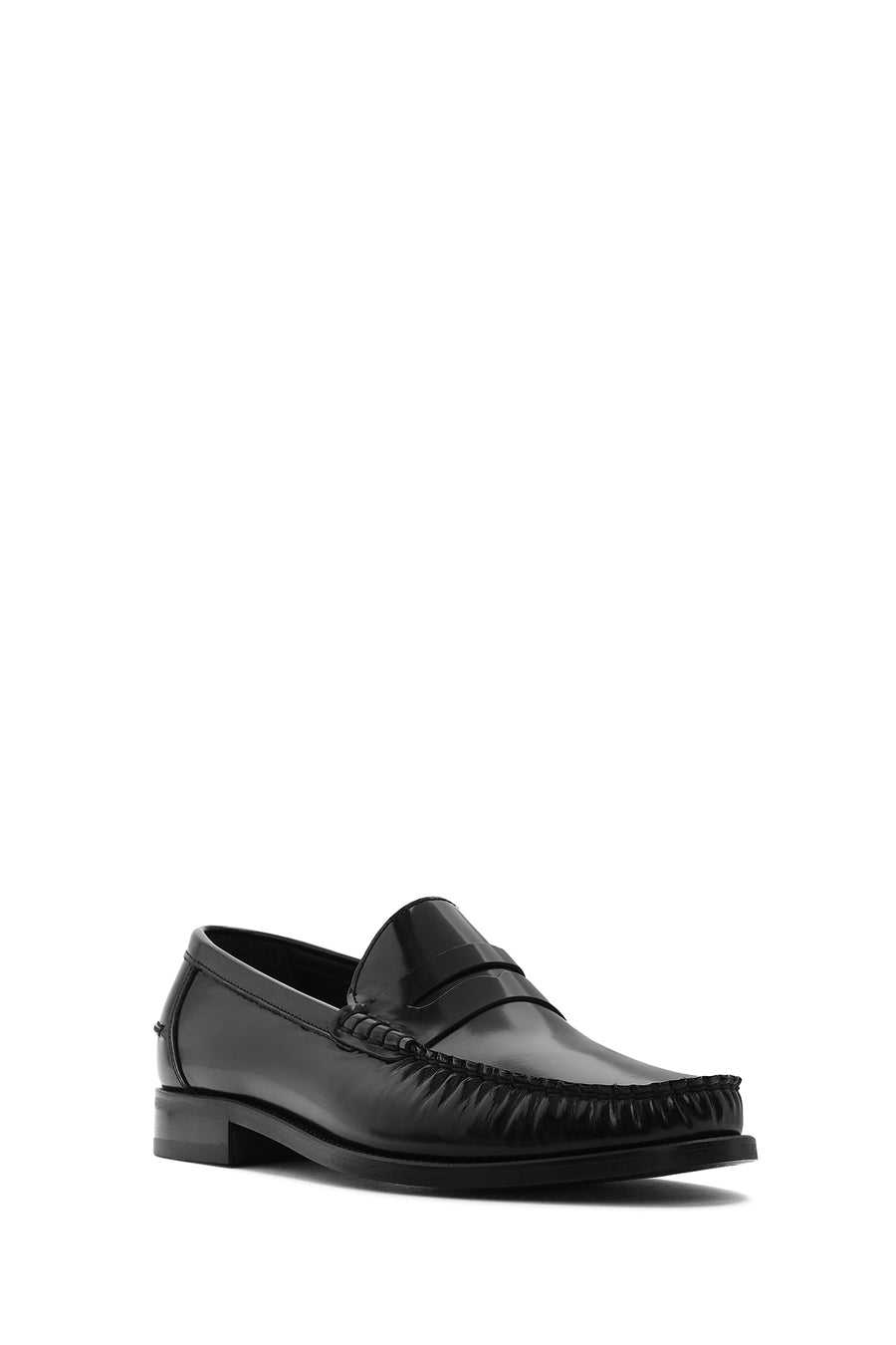 Men's Black Leather Classic Loafer