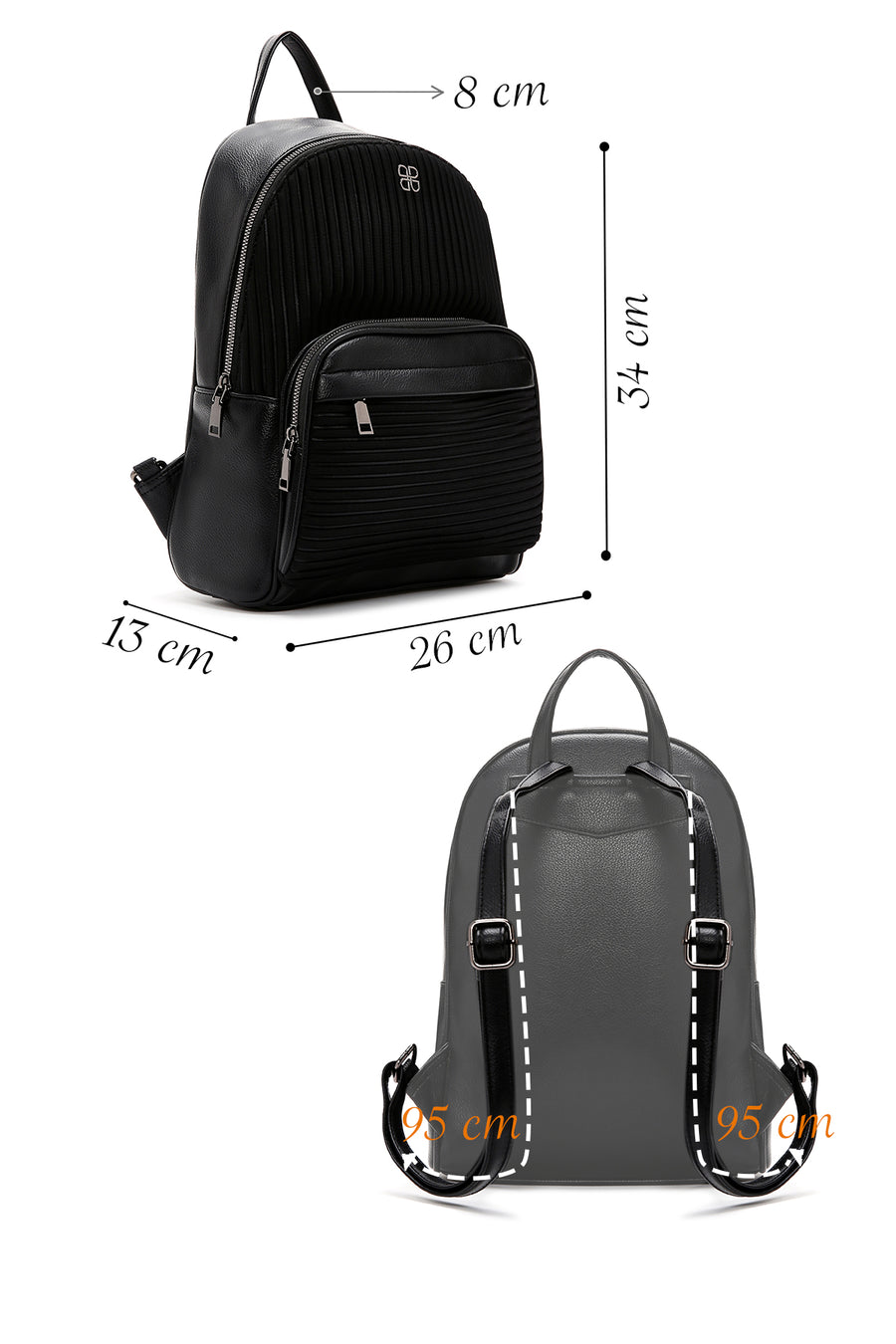 Women's Black Backpack