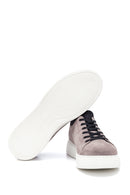 Erkek Vizon Süet Deri Sneaker | Derimod