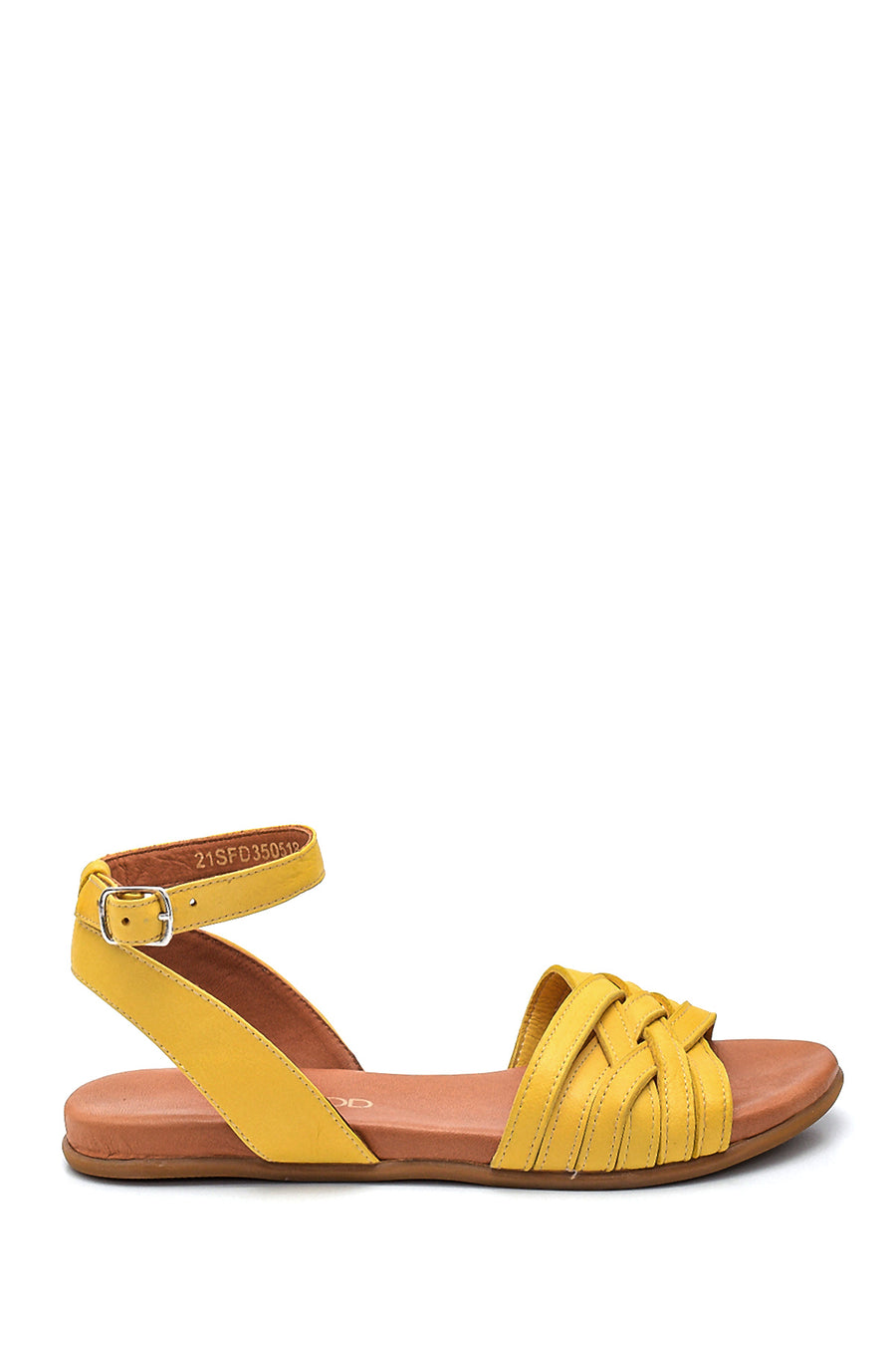 Kadın Casual Deri Sandalet 21SFD350518 | Derimod