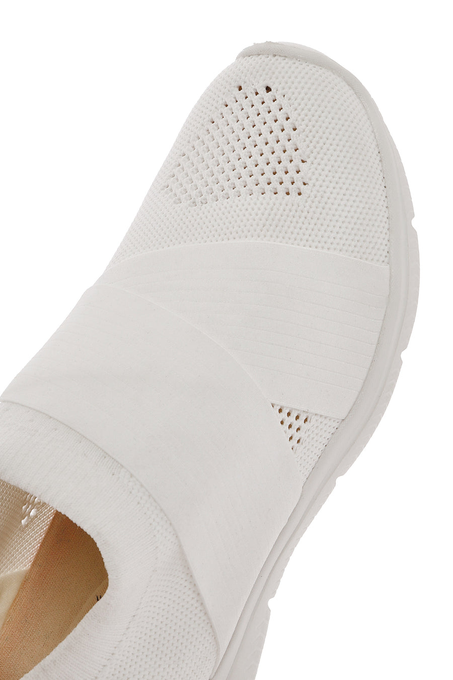 Derimod Zero Women's White Fabric Sneakers