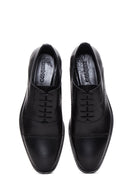 Men's Black Leather Oxford Classic Shoes | Derimod