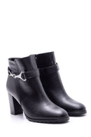 Women's Buckle Detailed Heeled Boots | Derimod