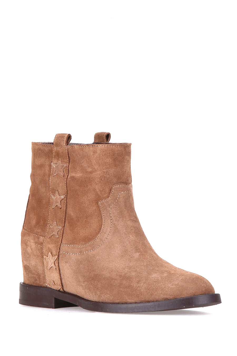 Wedge Heeled Women's Suede Boots