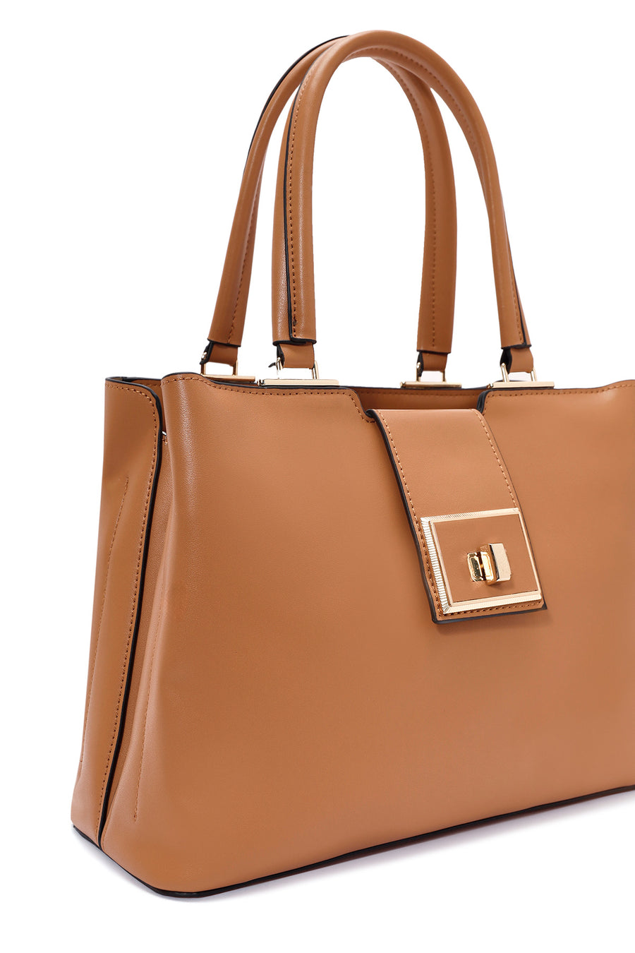 Women's Tan Long Strap Shoulder Bag