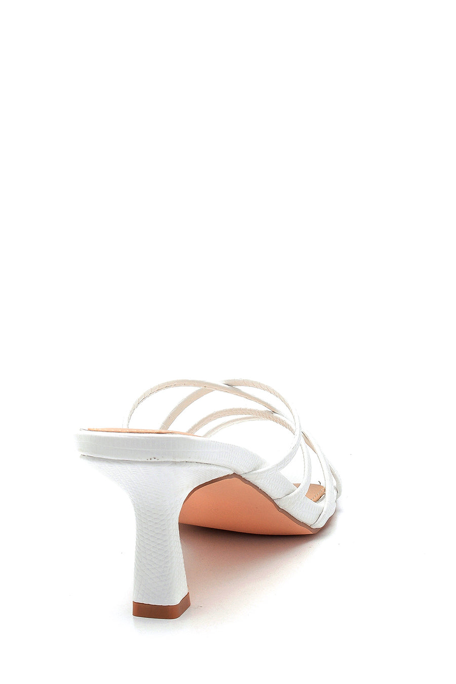 Women's Leather Heeled Slippers
