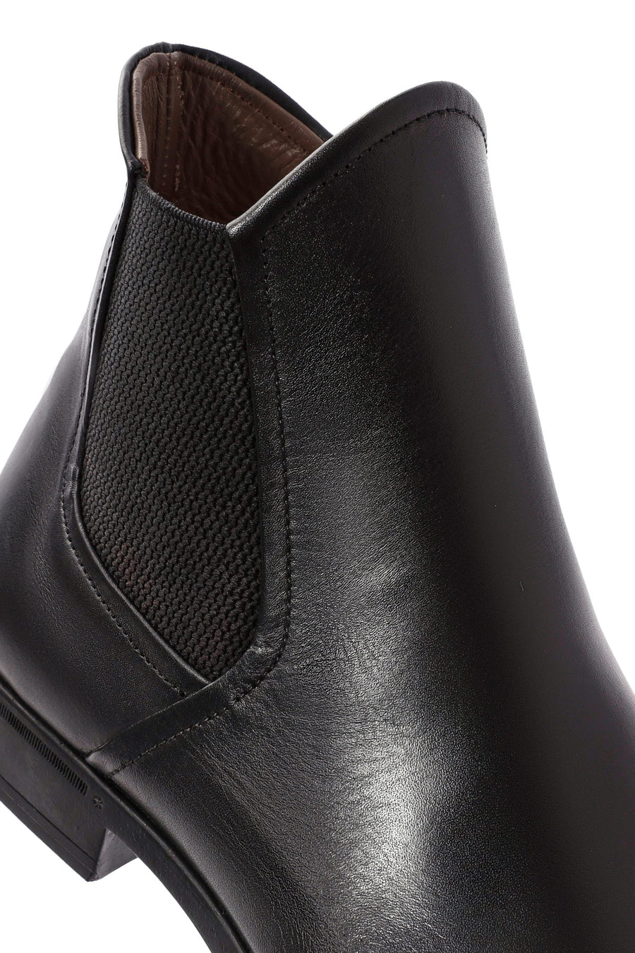 Men's Black Leather Chelsea Boots
