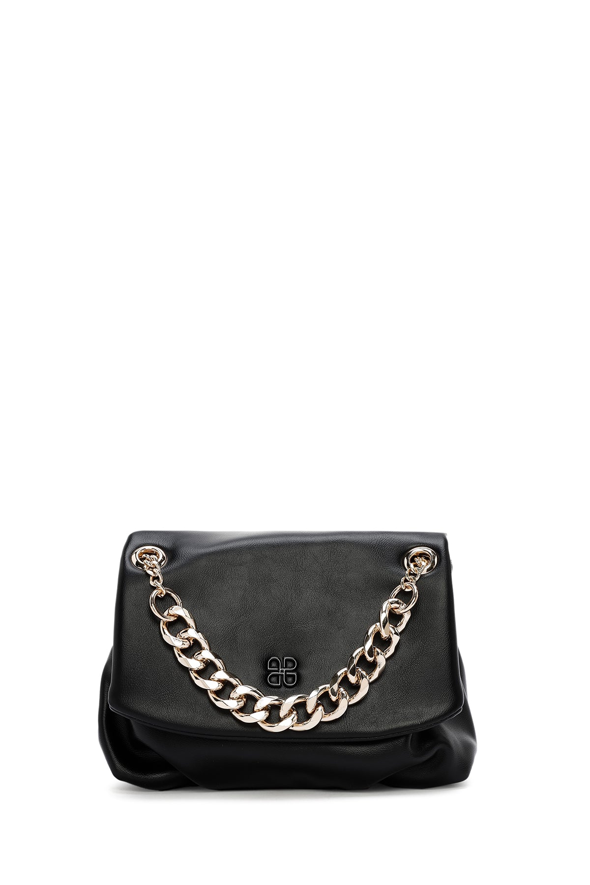 Women's Black Long Chain Strap Shoulder Bag 24SBD281418 | Derimod