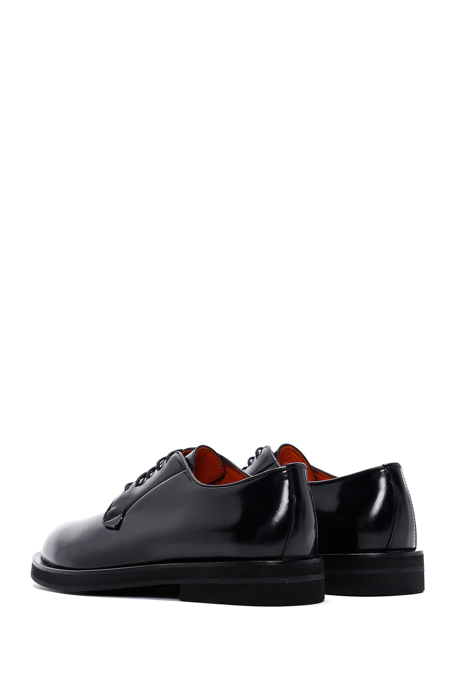 Men's Black Leather Casual Shoes