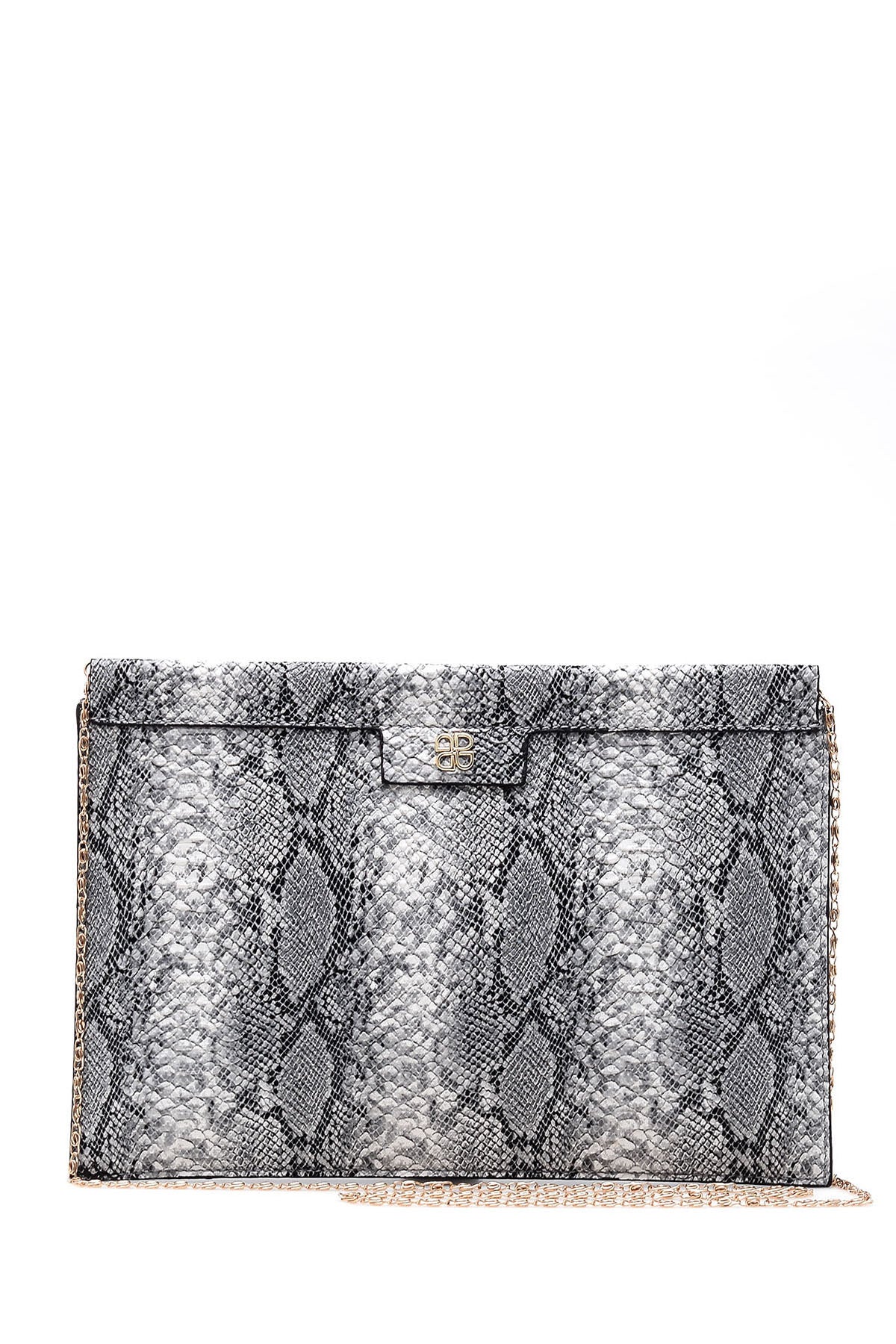 Women's Snake Patterned Clutch Bag 19SBD290140 | Derimod