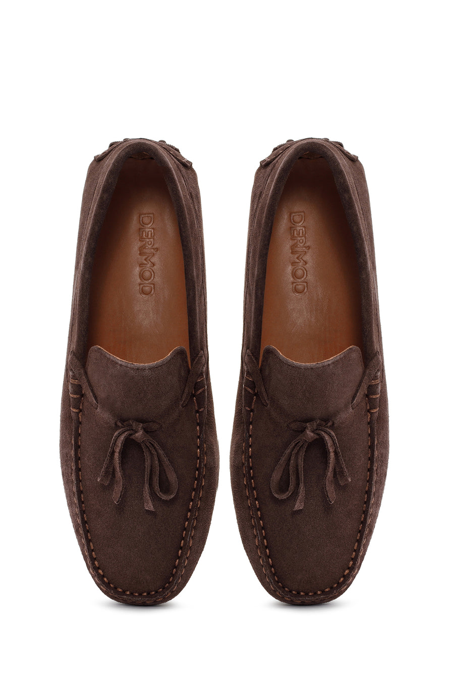 Men's Brown Suede Leather Casual Loafer