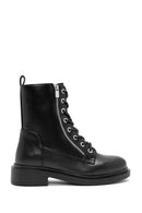 Women's Black Zippered Boots | Derimod