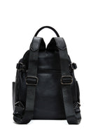 Women's Black Long Strap Backpack | Derimod