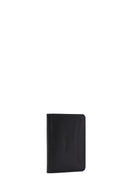 Men's Black Faux Leather Card Holder | Derimod