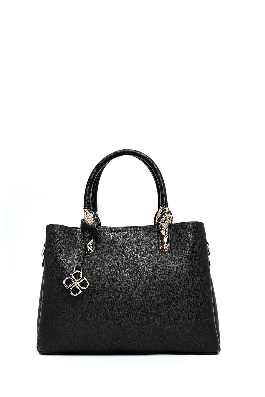 Women's Black Long Strap Classic Handbag