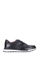 Crocodile Patterned Men's Leather Sneaker | Derimod