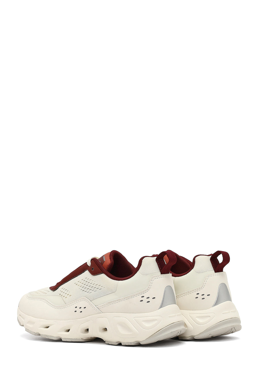 Derimod Studio Women's White Lace-Up Thick-Soled Sneaker
