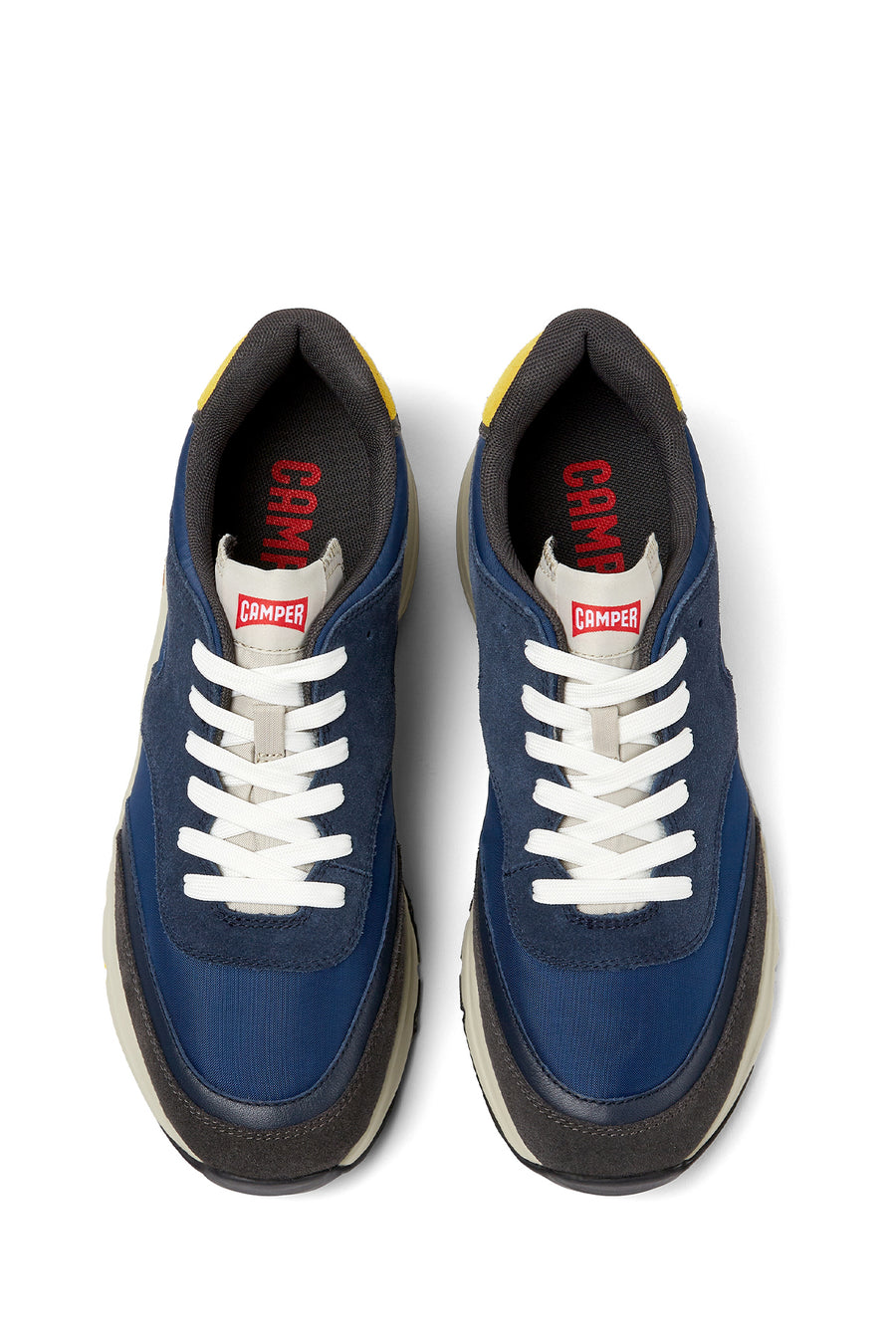 Camper Erkek Lacivert Drift Deri Sneaker
