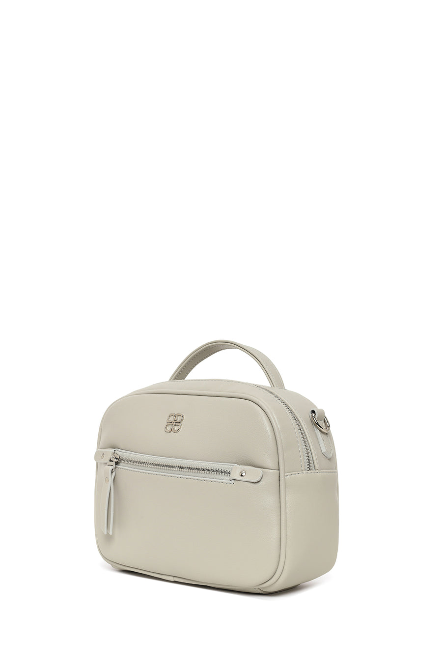 Women's Light Grey Long Strap Shoulder Bag