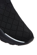 Women's Black Thick Soled Sneaker | Derimod