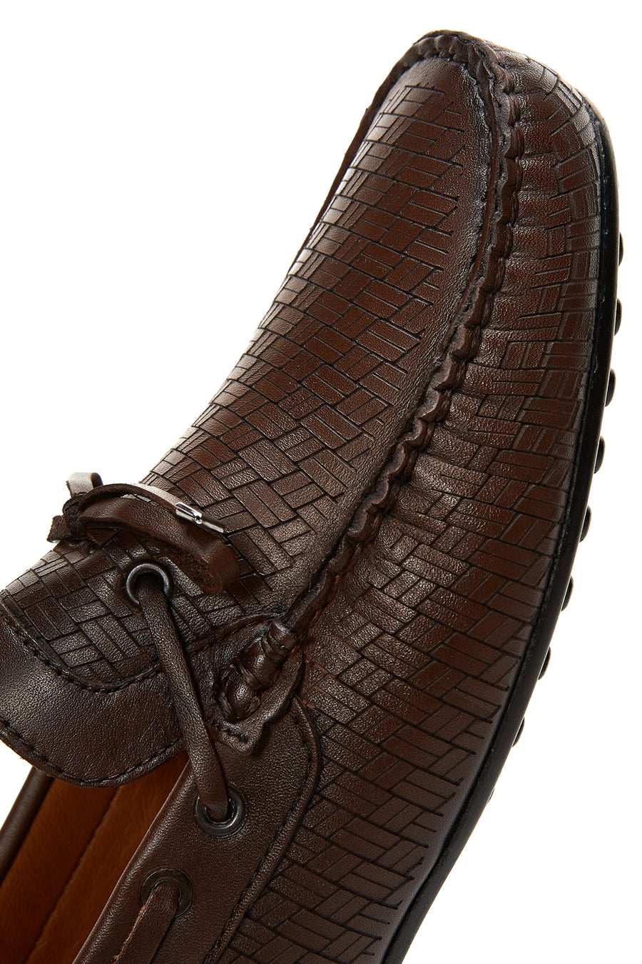 Erkek Deri Baskılı Loafer