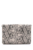 Women's Snakeskin Patterned Clutch Bag | Derimod