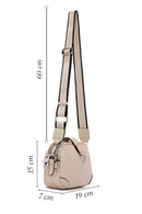 Women's Cream Long Strap Crossbody Bag | Derimod