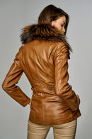 Gabriela Women's Leather Jacket | Derimod