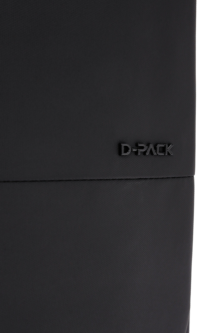 D-Pack Unisex Black Technological Fabric Backpack
